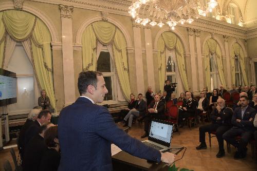 La cerimonia per il 150esimo della Federazione Ginnastica d’Italia nel Salone di rappresentanza del Palazzo della Regione